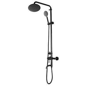 Душова колона зі змішувачем із нержавіючої сталі Mixxus Sus 009-J Чорна