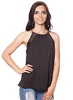 Женская черная майка