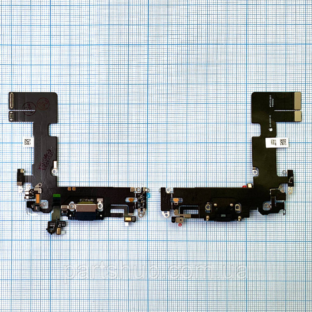 Шлейф Apple iPhone 13 з роз'ємом зарядки та мікрофоном синій оригінал 100%, фото 1