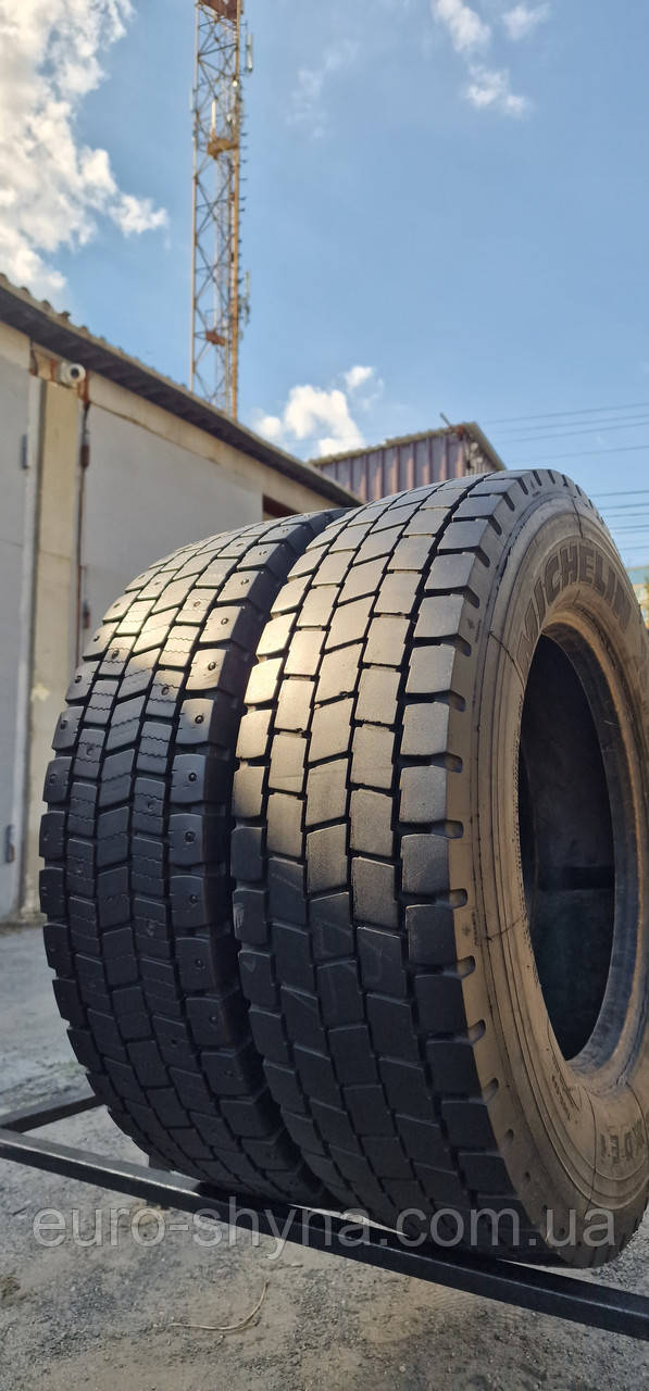 Грузовые Шины 215/75/R17.5 9.1мм Michelin 2шт Колеса Шини Резина Склад - фото 1 - id-p1935119188