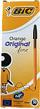 Ручка кулькова BIC Orange чорна, фото 4