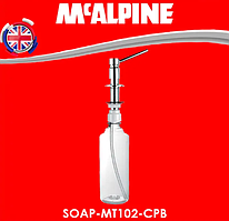 Дозатор миючого засобу McAlpine SOAP-MT102-SN (inox)