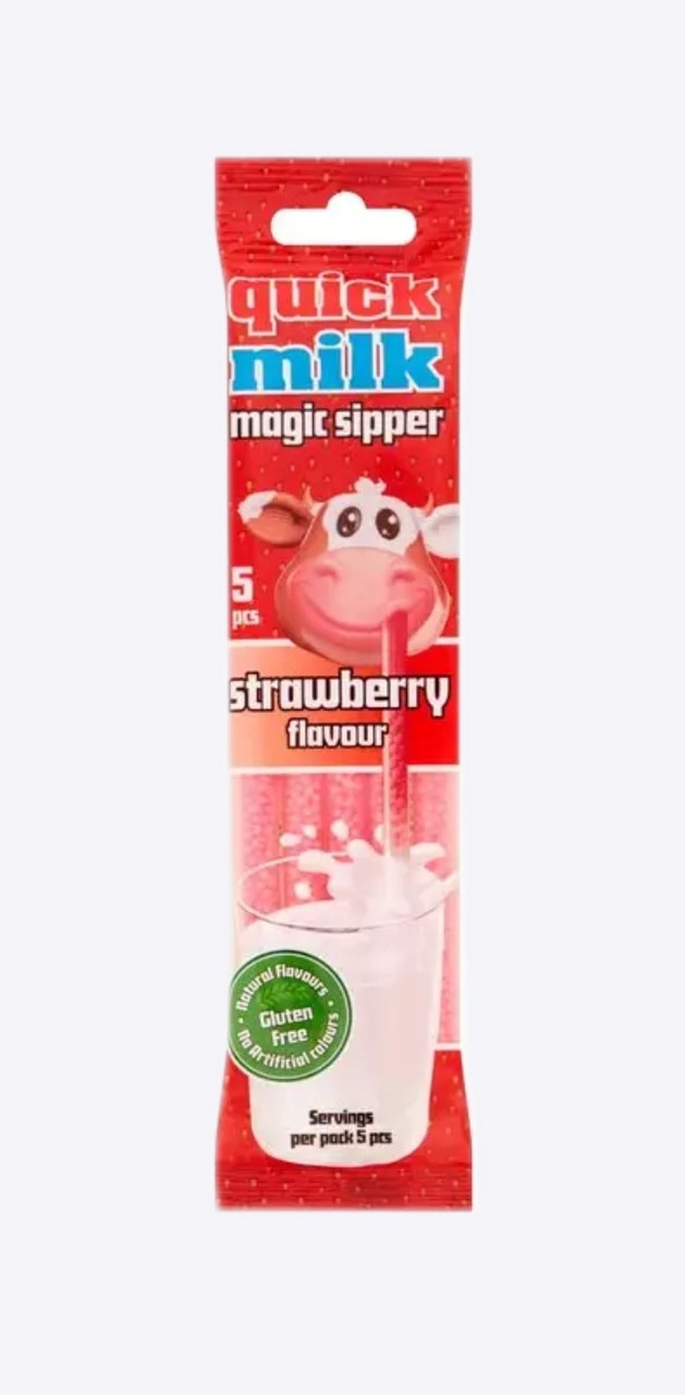 Купить Трубочки для молока Квик Милк клубника Quick Milk chocolate ...