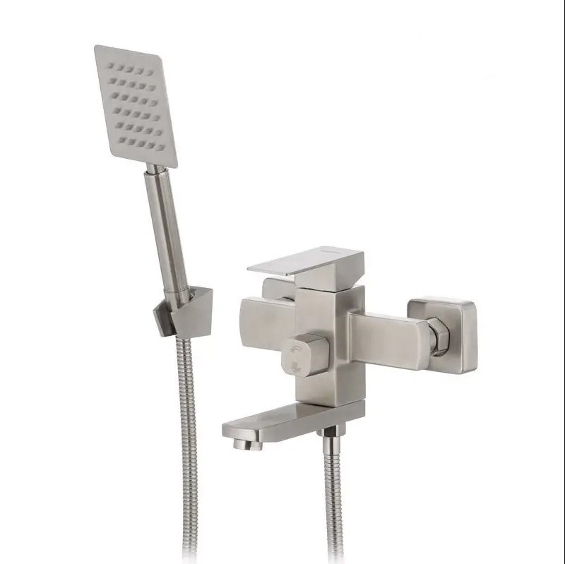Змішувач для ванни з нержавійки Mixxus KUB-009 EURO