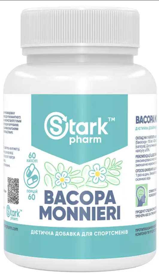 Bacopa Monnieri 500 мг Stark Pharm 60 капсул