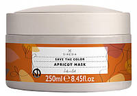 Маска питательная тонировочная Абрикос с эффектом блеска Sinesia Save The Color Apricot Mask, 250 мл