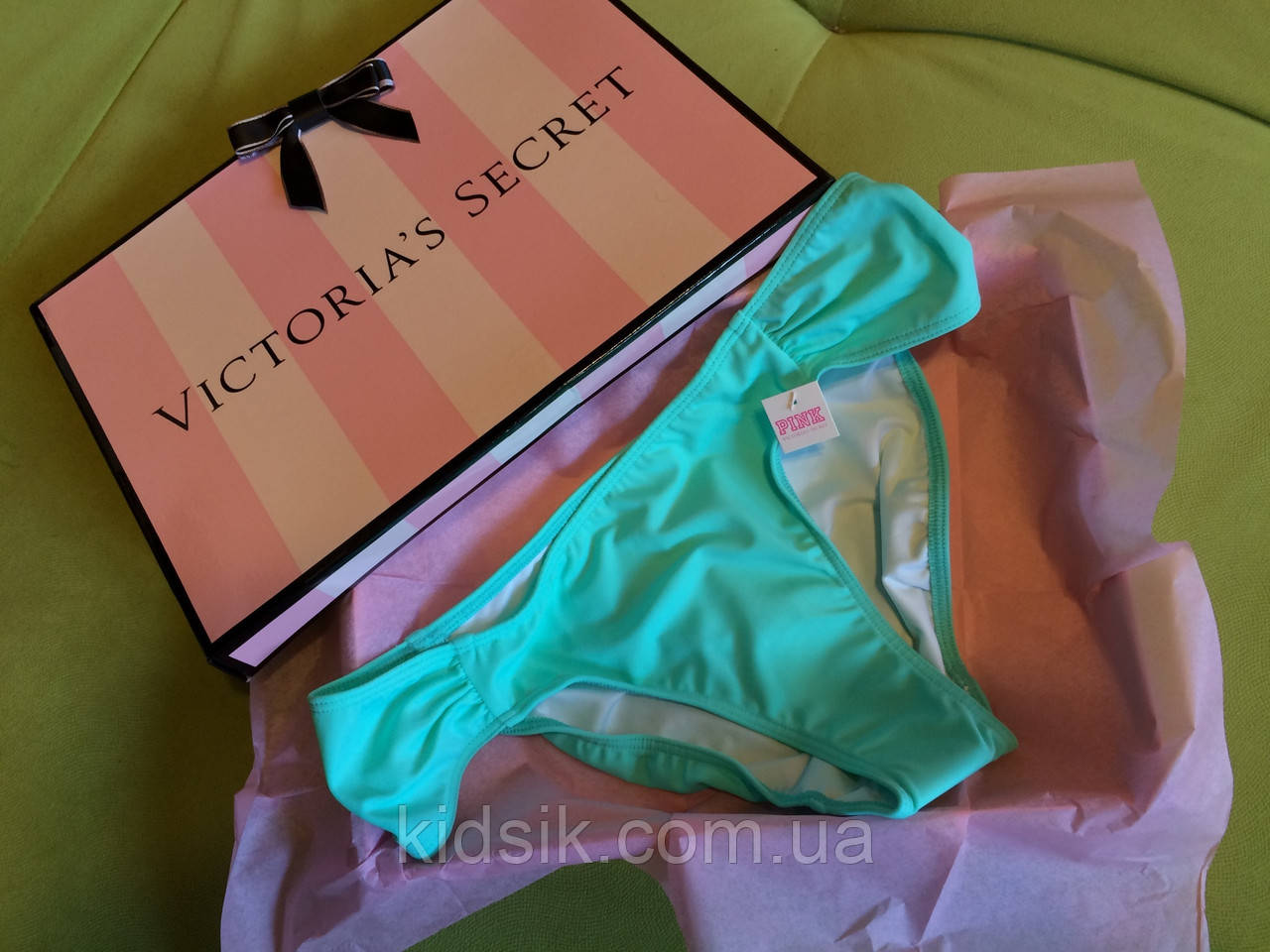 Плавки Ruched Side Bikini Bottom, Victoria's Secret PINK., фото 1