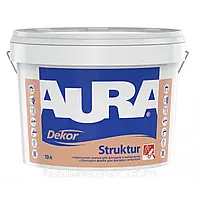 Фарба структурна AURA Dekor Struktur, 10 л