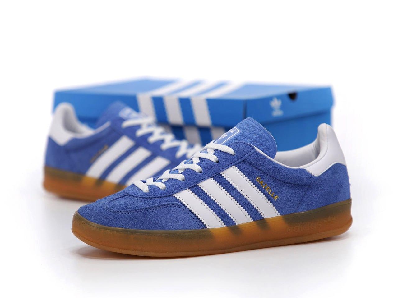 Жіночі сині Кросівки Adidas Gazelle