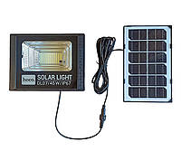 Лампа-ліхтар із сонячною зарядкою Hoco DL07 (45W) зовнішня. Світильник-прожектор вуличний