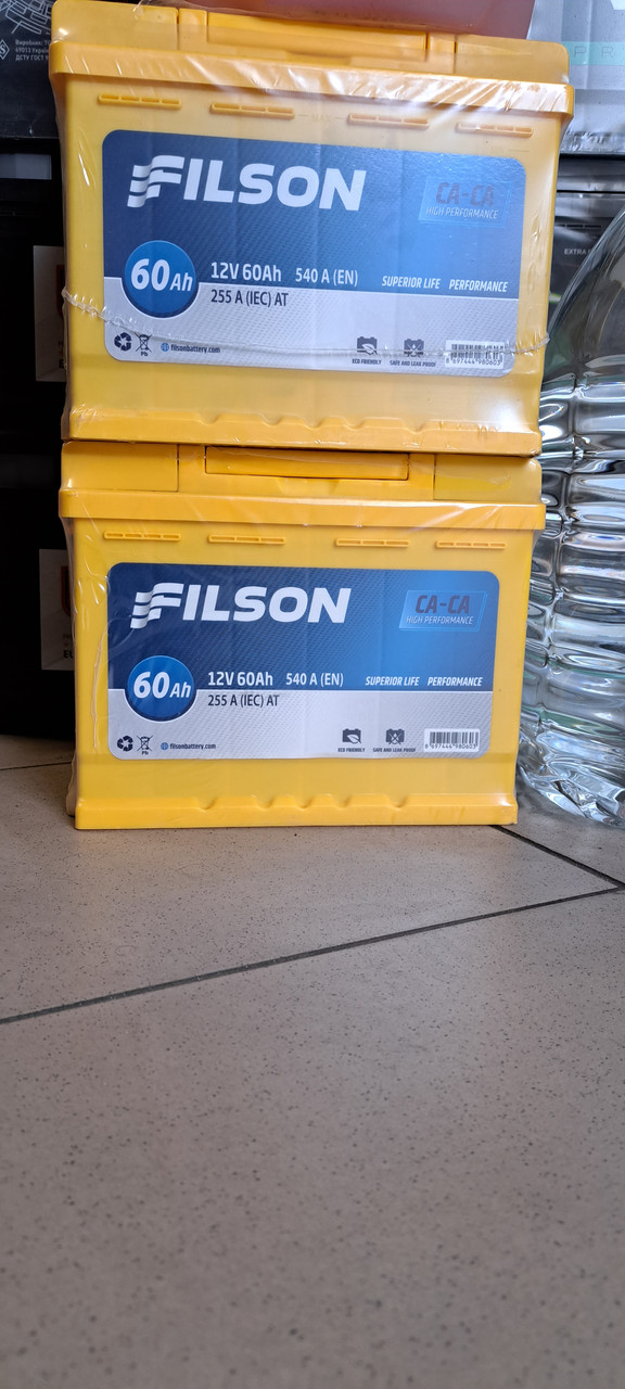 Акумулятор Filson 60 Ah 540 A