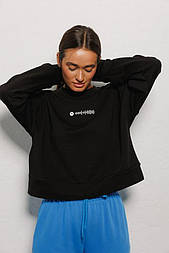 Толстовка жіноча оверсайз без капюшона