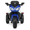 Дитячий електромотоцикл триколісний на акумуляторі + надувні колеса, фото 2