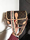 Жіноча сумка Луї Віттон коричнева Louis Vuitton Brown Diane, фото 5
