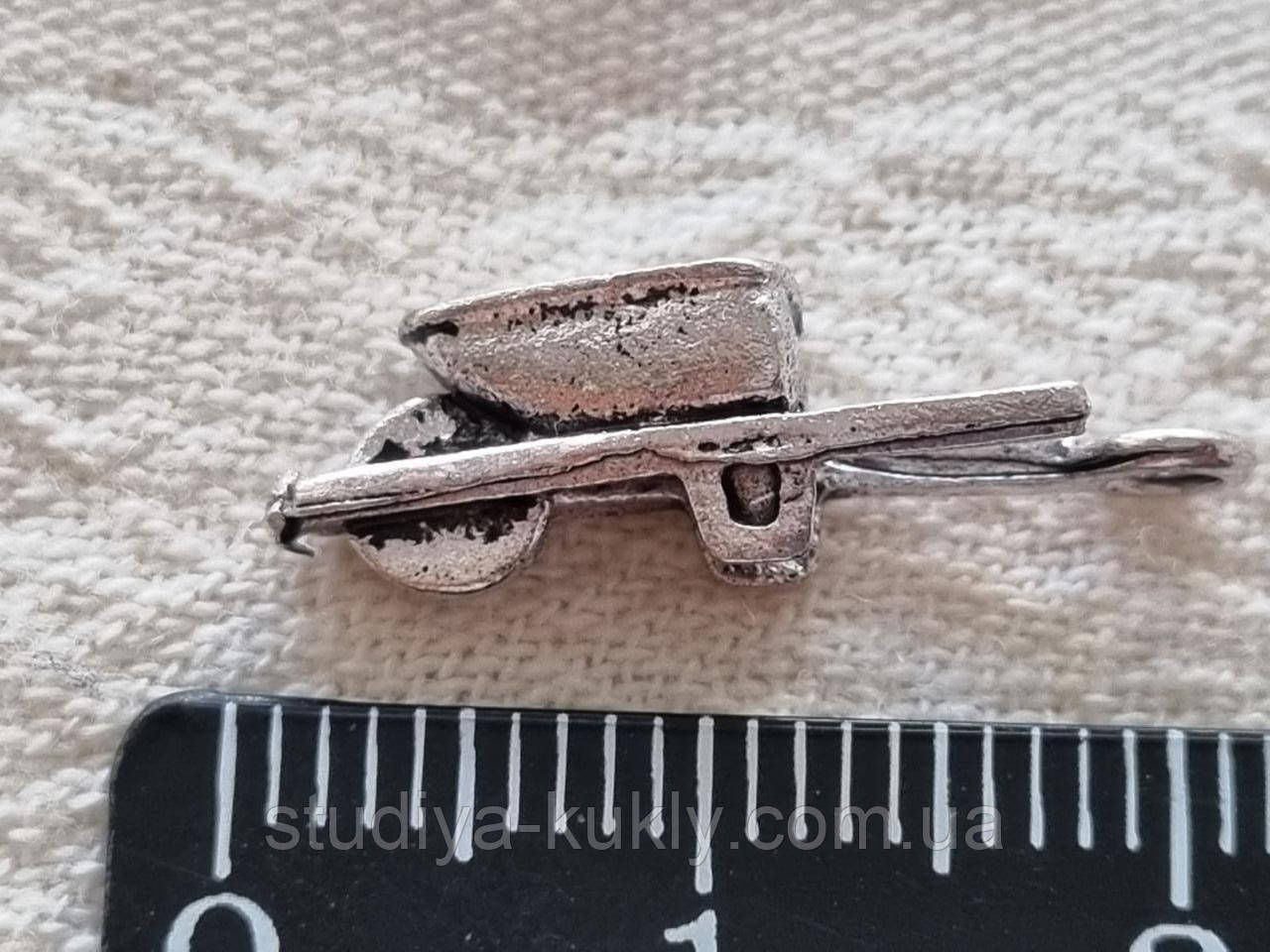 Бабочка, підвіска, колір - срібло, 20*0.5 мм №39, фото 1