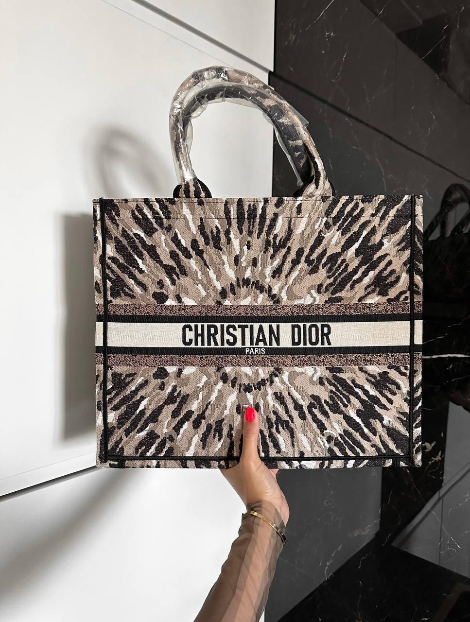 Жіноча сумка шоппер Крістіан Діор коричнева Christian Dior Brown