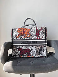 Жіноча сумка шоппер Крістіан Діор сіра Christian Dior Grey
