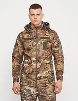 Мультикам куртка Soft shell multicam тактична чоловіча військова софтшел непромокальна демісезонна