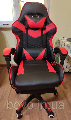 Кресло игровое геймерское VECOTTI GT компьютерное c подставкой для ног ...