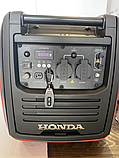 Економічний та потужний бензогенератор інверторний Honda EU4000I 4 КВТ з електростартером та пультом, фото 3