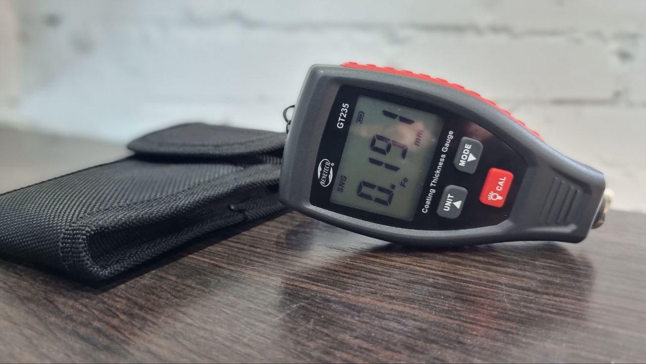 Товщиномір лакофарбових покриттів Benetech GT235, фото 1