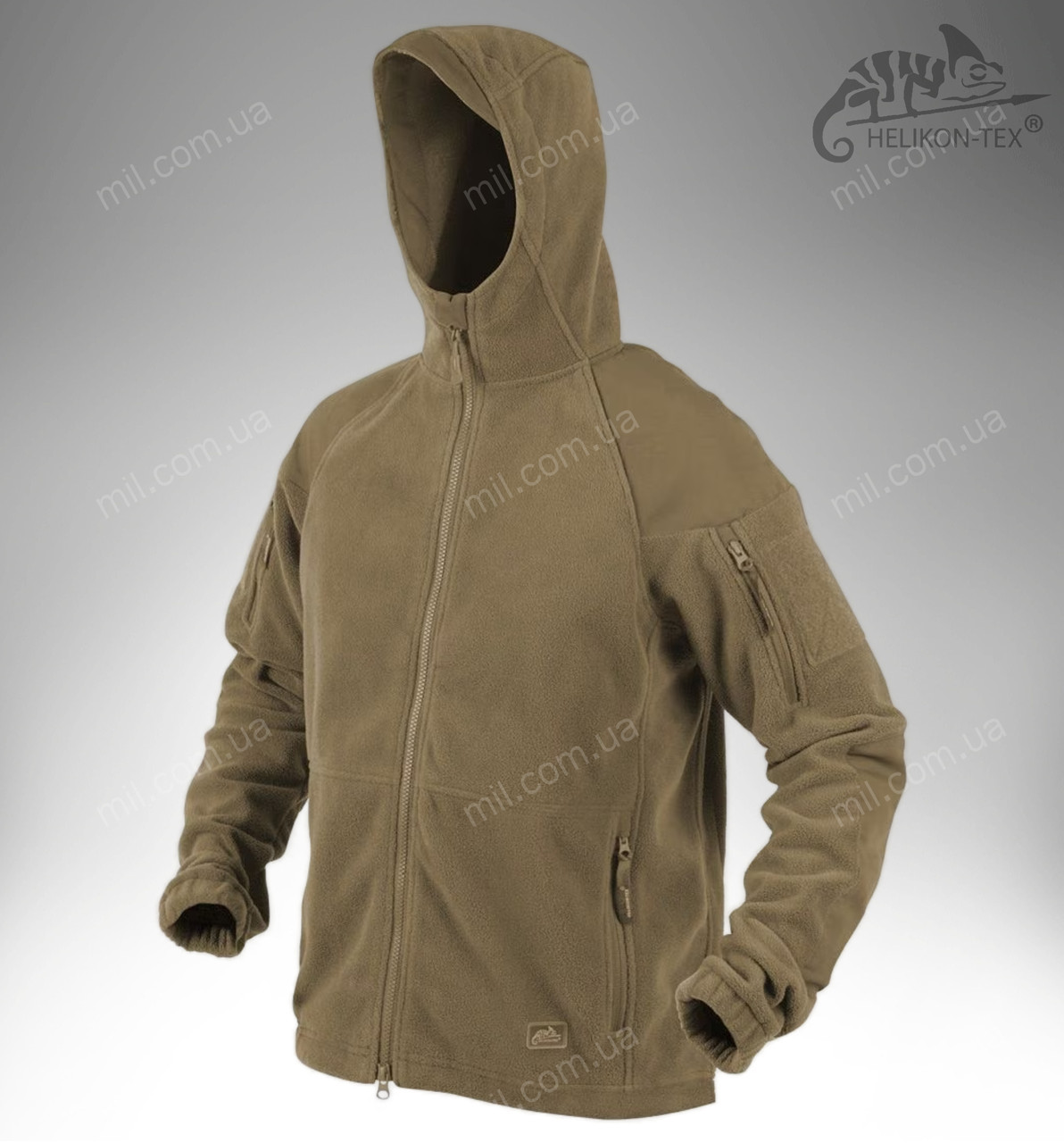 Міжсезонна тактична флісова кофта Helikon Tex CUMULUS Heavy Fleece (coyote)