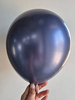 Воздушный шар Хром 10 дюймов упаковка 50 штук темно-синий
