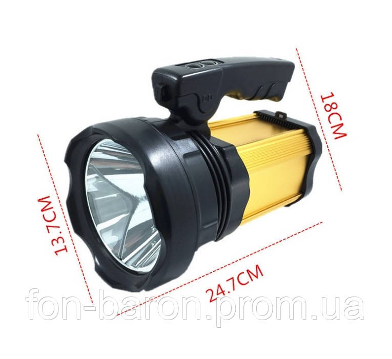 Мощный аккумуляторный светодиодный фонарь DAT AT-398 Cree T6 15W - фото 7 - id-p201464380