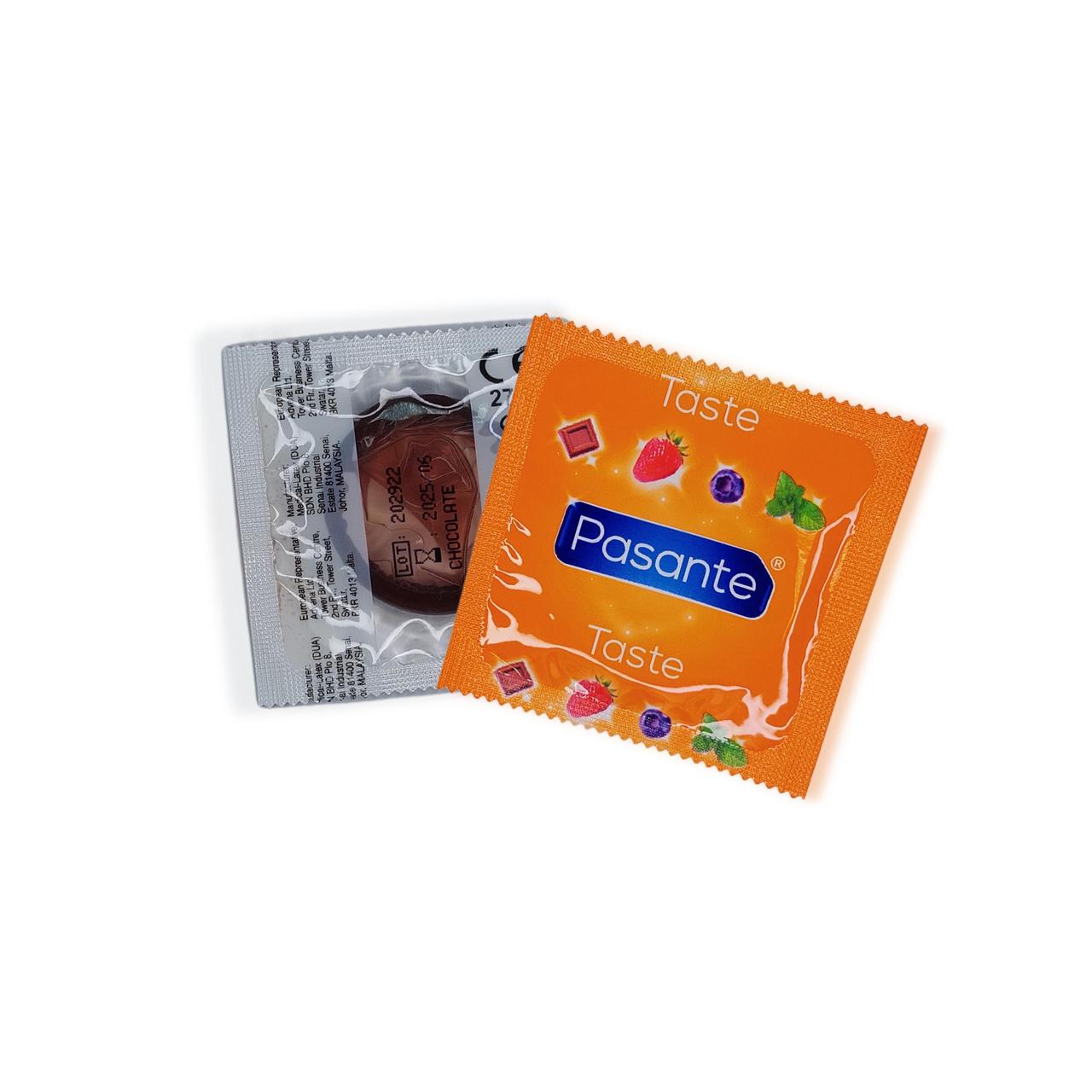 Презервативы Pasante Tropical cо вкусом Шоколада Коричневый 1 шт
