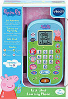 Іграшковий телефон Свинка Пеппа VTech Peppa Pig Let's Chat Learning Phone  англ. мова