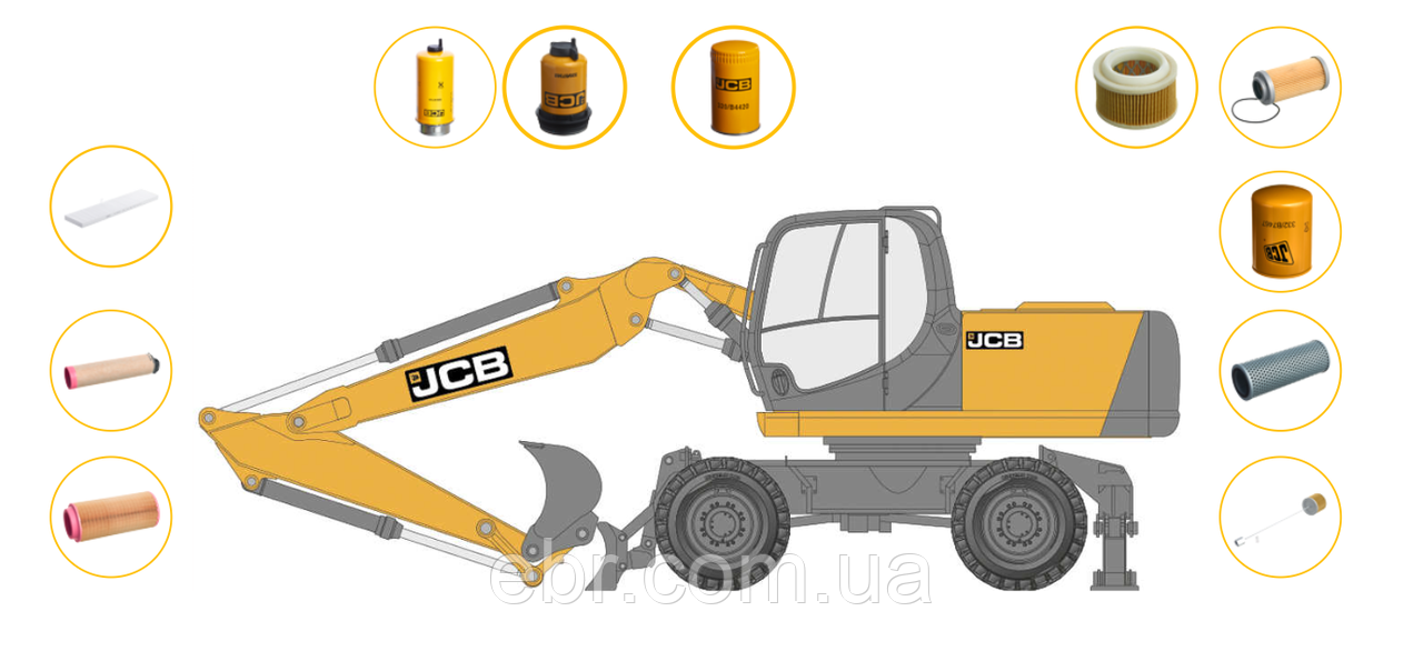 Комплект ТО для JCB JS160W*, фото 1