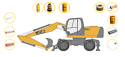 Комплект ТО для JCB JS160W*