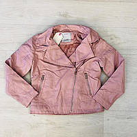 Куртка кожзам утеплена для дівчат оптом, Glo-Story, 134-164 см, № GPY-9533