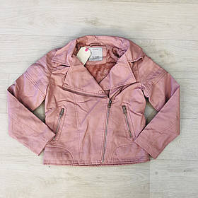 Кожзам куртки на хутрі для дівчаток оптом, Glo-story, 134-164 рр., арт. GPY-9533