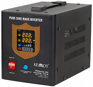 ДБЖ/інвертор Kemot PROsinus-800 12V 230V 800VA/500W (URZ3405B)