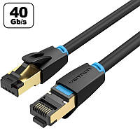 Патч корд сетевой кабель LAN RJ45 Vention high Speed 40gigabit ethernet cable (1m, 40Gbps, SFTP, САТ 8)