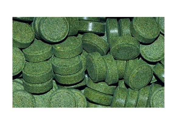 Photos - Fish Food Dajana SPIRULINA TABLETS Корм для всех рыб в таблетках со спирулиной 100 м 