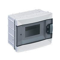 Щит під автомати 6 модулі Makel, внутрішній прозорий, бокс монтажний, шафа розподільна врізна, Макел