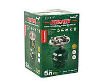 5 л Rudyy Газовий комплект балон "Пікнік" Italy зелений з пальником 2,5 кВт