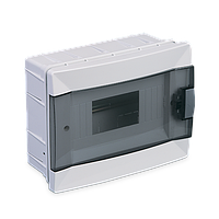 Щит під автомати 8 модулі Makel, внутрішній прозорий, бокс монтажний, шафа розподільна врізна, Макел