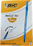 Ручка кулькова BIC ROUND STIC синя, фото 4