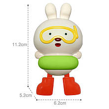 Водоплавна заводна іграшка "Кролик" TM Huanger топ