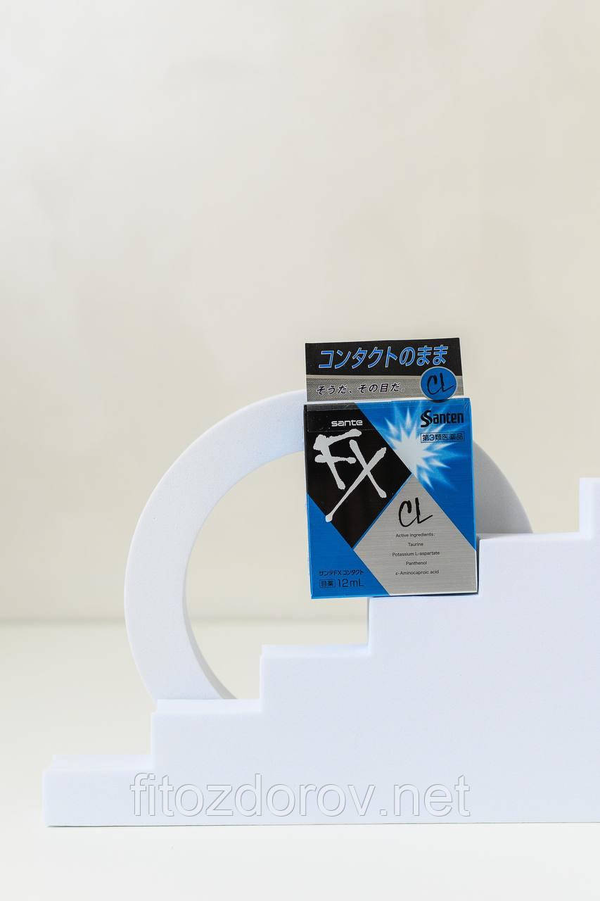 Sante Японські очні краплі для лінз FX CL SANTEN ІС5 (12 мл)