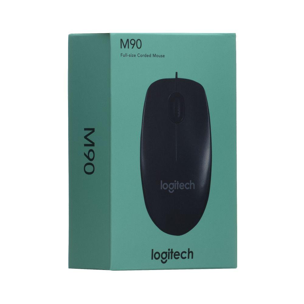 USB Мышь Logitech M90 Проводная Цвет Чёрный - фото 1 - id-p1935232305