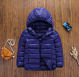 Дитяча куртка демісезонна Темно-Синя 1220 FLD ZZP, Тёмно-Синий, Унисекс, Весна Осень, 120