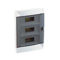 Щит під автомати 36 модулі Makel, внутрішній прозорий, бокс монтажний, шафа розподільна врізна, Макел