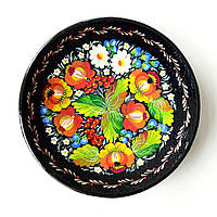 Тарелка петриковская подлаковая роспись мдф диаметр 20 см