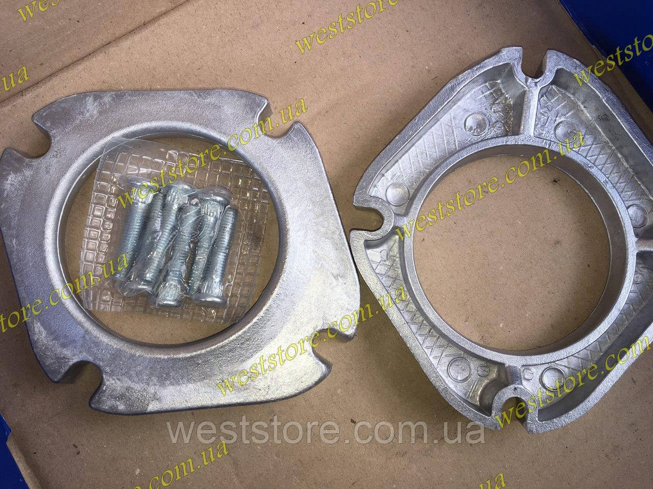 Комплект подовжувачів підвіски проставки Lanos Sens Ланос,Сенс передній (2 проставки+6 болтів), фото 1