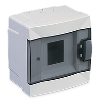 Щит під автомати 4 модулі Makel, навісний прозорий, бокс монтажний, накладний, зовнішній, настінний Макел