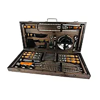 Набори шампурів, Набір шампурів у кейсі "Grill Master Кізляр" Шампури, вертіла, фото 6